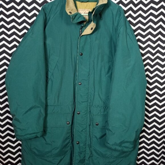 Vintage WOOLRICH quilted puffer style jacket parka coat mens XL - cr - Picture 1 of 5
